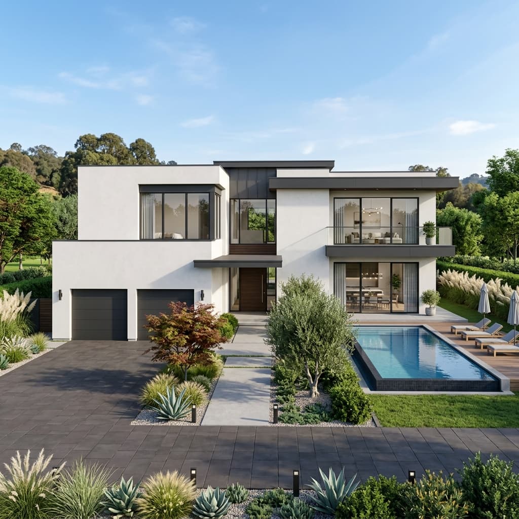 Contemporary Double-Story Home
